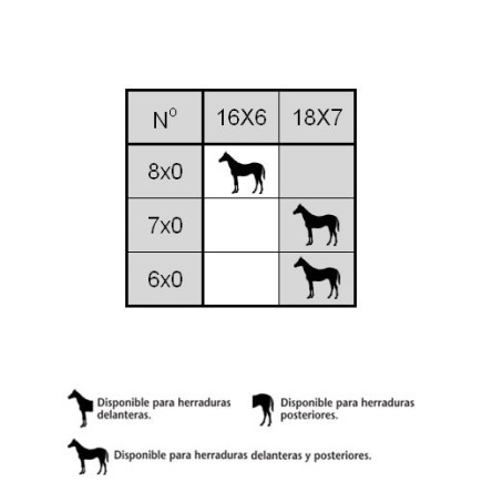 HERRADURA KERCKHAERT SPO 1 PESTAÑA POSTERIOR