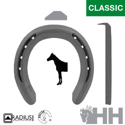 HERRADURA KERCKHAERT CLASSIC ROLLER ACERO 1 PESTAÑA DELANTERA