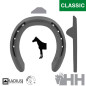 HERRADURA KERCKHAERT CLASSIC ROLLER QUARTER ACERO 2 PESTAÑAS DELANTERA