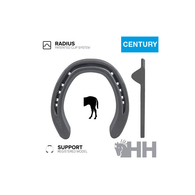 HERRADURA KERCKHAERT CENTURY SUPPORT ACERO 2 PESTAÑAS POSTERIOR