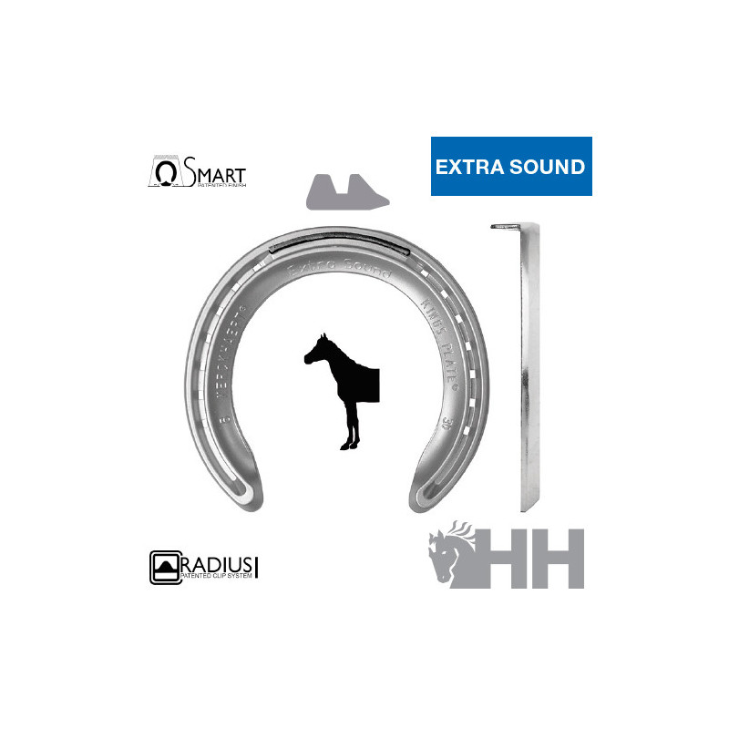 HERRADURA KERCKHAERT KINGS PLATE EXTRA SOUND ALUMINIO 1 PESTAÑA DELANTERA