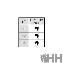 HERRADURA KERCKHAERT PRIDE TAPERED E.U. REINING SIN PESTAÑA POSTERIOR