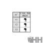 HERRADURA KERCKHAERT PRIDE TAPERED E.U. REINING SIN PESTAÑA POSTERIOR