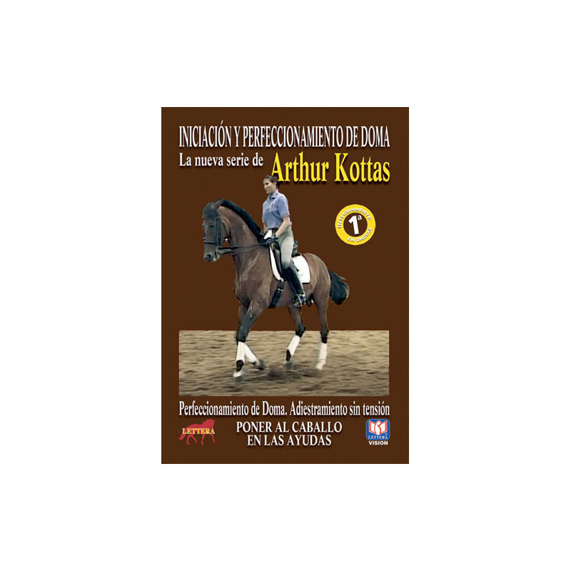 DVD INICIACIÓN Y PERFECCIONAMIENTO DE DOMA ADIESTRAMIENTO SIN TENSIÓN. PONER AL CABALLO EN LAS AYU