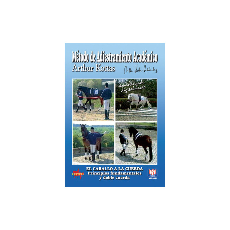 DVD MÉTODO DE ADIESTRAMIENTO ACADÉMICO EL CABALLO A LA CUERDA. PRINCIPIOS FUNDAMENTALES Y DOBLE CU
