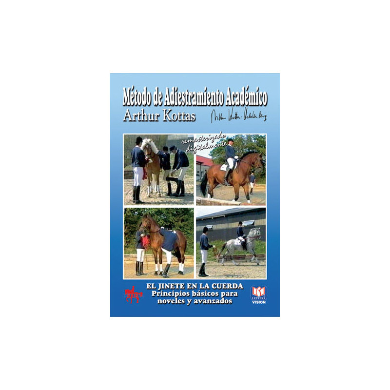 DVD MÉTODO DE ADIESTRAMIENTO ACADÉMICO EL JINETE EN LA CUERDA. PRINCIPIOS BÁSICOS PARA NOVELES Y