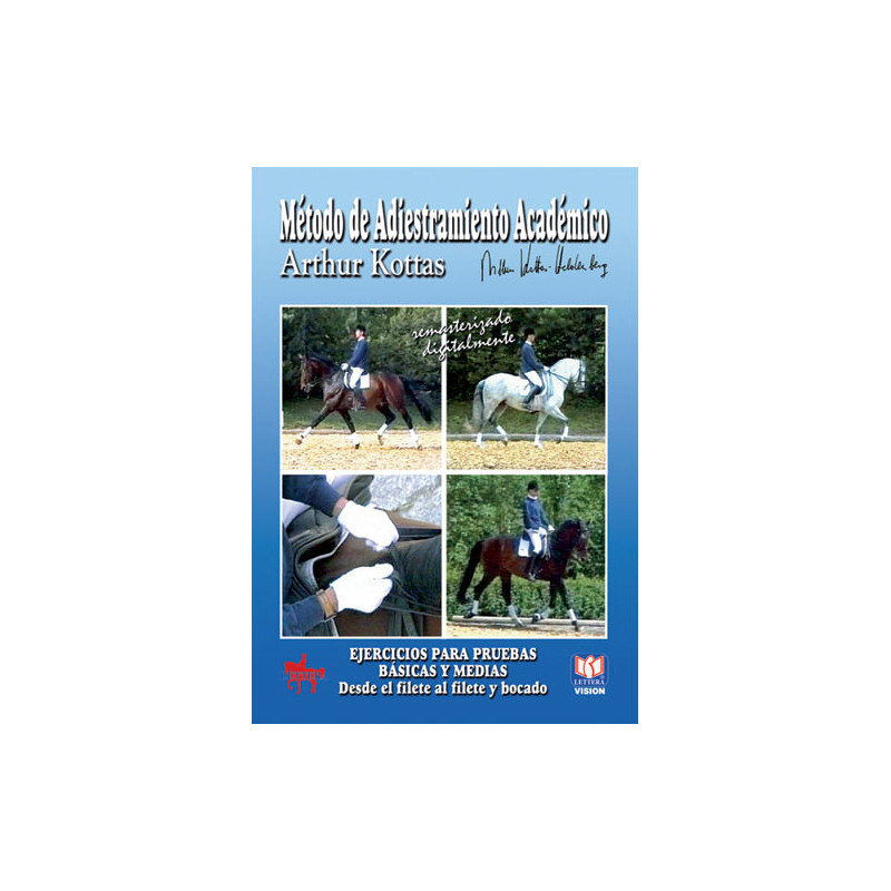 DVD MÉTODO DE ADIESTRAMIENTO ACADÉMICO EJERCICIOS PARA PRUEBAS BÁSICAS Y MEDIAS. DESDE EL FILETE