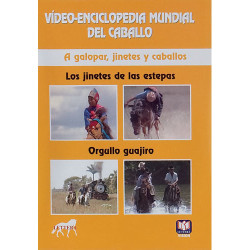 DVD VÍDEO-ENCICLOPEDIA MUNDIAL DEL CABALLO. A GALOPAR, JINETES Y CABALLOS. LOS JINETES DE LAS ESTEP