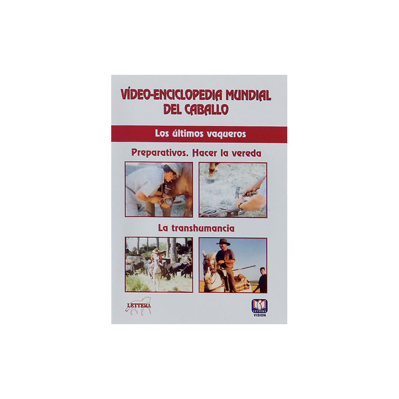 DVD VÍDEO-ENCICLOPEDIA MUNDIAL DEL CABALLO. A GALOPAR, JINETES Y CABALLOS. LOS ÚLTIMOS VAQUEROS. P