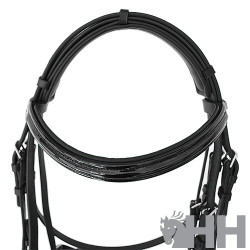 CABEZADA INGLESA LEXHIS LUNA LUXE DOBLE RIENDA