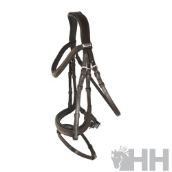 CABEZADA INGLESA LEXHIS AGNES CON RIENDAS LONA