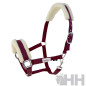 CABEZADA CUADRA LEXHIS NYLON DOBLE ACOLCHADA CON BORREGUILLO SINTÉTICO Y MOSQUETON
