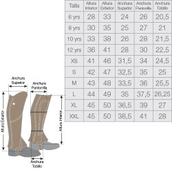 POLAINA LEXHIS COMFORT AMMARA(PAR)