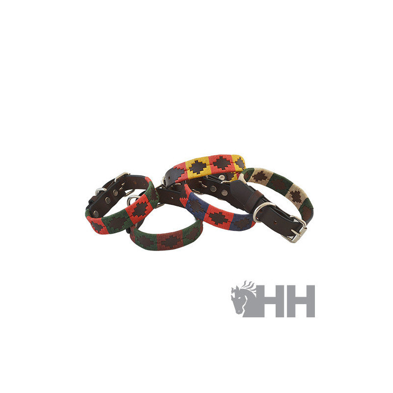 COLLAR LEXHIS PARA PERROS CUERO MODELO NAVAJO