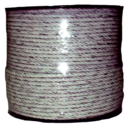 CUERDA CERCA ELECTRICA LLAMPEC (BOBINA 200 M.) 2 HILOS CONDUCTORES BLANCO