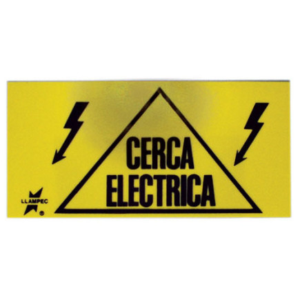 LETRERO INDICADOR CERCA ELECTRICA