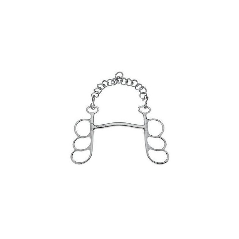 BOCADO SEFTON BARCELONA 3 ANILLAS CON EMBOCADURA ARCO