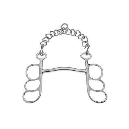 BOCADO SEFTON BARCELONA 3 ANILLAS CON EMBOCADURA ARCO