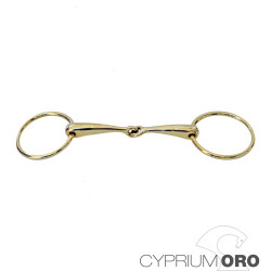 FILETE SEFTON CYPRIUM ORO ANILLA EMBOCADURA MACIZA GROSOR 14 MM