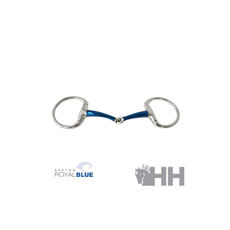 FILETE SEFTON ROYAL BLUE OLIVA EMBOCADURA PARTIDA CURVA CON BLOQUEO GROSOR 14 MM