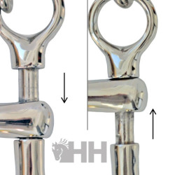 BOCADO SEFTON POLO PIERNA Y EMBOCADURA MOVIBLE CORTO
