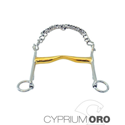 BOCADO SEFTON CYPRIUM ORO DOMA EMBOCADURA GROSOR 16 MM