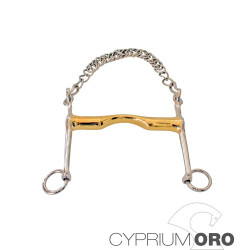 BOCADO SEFTON CYPRIUM ORO DOMA EMBOCADURA GROSOR 18 MM