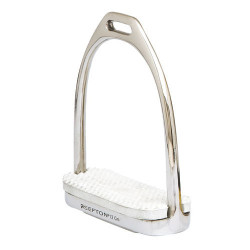 ESTRIBO INGLES SEFTON COMPACTO INOXIDABLE CON TACO (PAR)