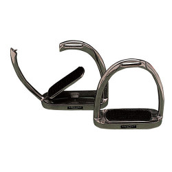 ESTRIBO INGLES KWIK-OUT SEGURIDAD INOXIDABLE CON TACO (PAR)