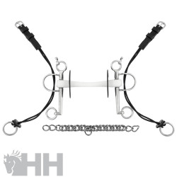 BOCADO SPRENGER NATHE PELHAM ELEVADOR PIERNA 7cm EMBOCADURA FLEXIBLE