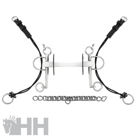 BOCADO SPRENGER NATHE PELHAM ELEVADOR PIERNA 7cm EMBOCADURA FLEXIBLE