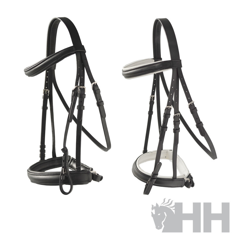 CABEZADA INGLESA HH MIMAS DOBLE RIENDA