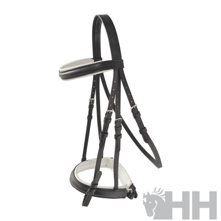 CABEZADA INGLESA HH MIMAS DOBLE RIENDA