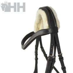 CABEZADA INGLESA HH JADE CON RIENDAS LONA