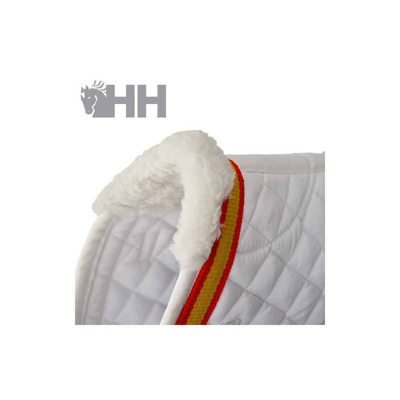 MANTILLA HH ALGODÓN ACOLCHADA CON RIBETE DE BANDERA ESPAÑOLA