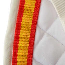 MANTILLA HH ALGODÓN ACOLCHADA CON RIBETE DE BANDERA ESPAÑOLA