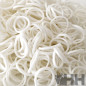 GOMAS PARA CRINES DE SILICONA (BOLSA 500 UNIDADES)