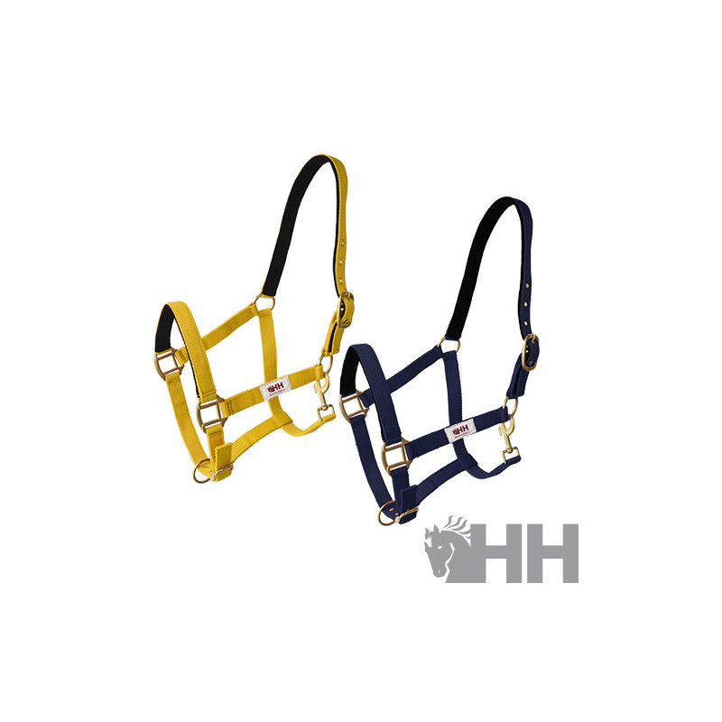 CABEZADA CUADRA HH NYLON DOBLE CON MOSQUETON