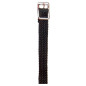 CORREA ESPUELA INGLESA HH NYLON FINA NEGRO CON HEBILLA (PAR)