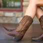 BOTA ARIAT HERITAGE WESTERN R TOE MUJER (PAR)