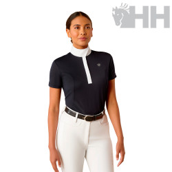 POLO CONCURSO ARIAT APTOS MANGA CORTA MUJER