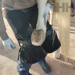 DELANTAL HERRADOR HISPANO FARRIER CON TOPES ANTIDESLIZANTES MOD LIGERO