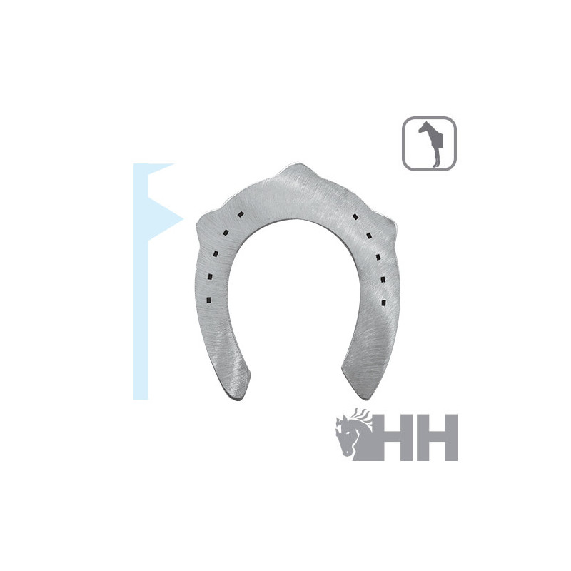 HERRADURA COLLEONI ALUMINIO FASPDBBB RAMA DERECHA ANCHA 3 PESTAÑAS DELANTERA