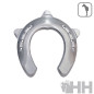 HERRADURA COLLEONI ALUMINIO CMDBBB ABIERTA FULL ROLLING F 3 PESTAÑAS DELANTERA (PAR)