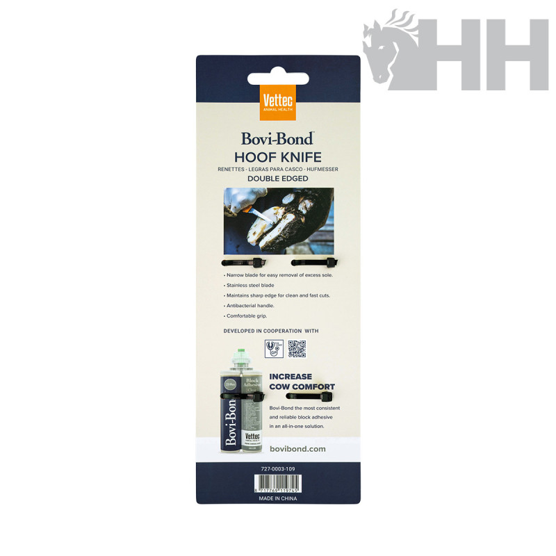 LEGRA VETTEC MANGO ANTIBACTERIANO HOJA PLANA ESTRECHA DOBLE (PACK 2 UNIDADES)