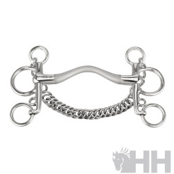 BOCADO SPRENGER SATINOX PELHAM PIERNA 4,5cm EMBOCADURA PUENTE