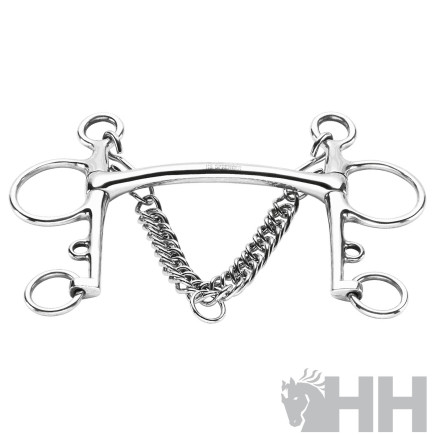 BOCADO SPRENGER BASIC PELHAM PIERNA 7cm EMBOCADURA RECTA