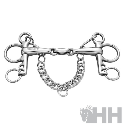 BOCADO SPRENGER BASIC PELHAM PIERNA 4,5cm PARTIDO DOBLE