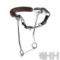 BOCADO SPRENGER BASIC HACKAMORE LARGO MUSEROLA CADENA FORRADA DE CUERO