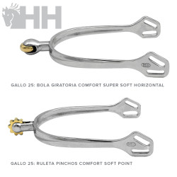 ESPUELA INGLESA SPRENGER ULTRAFIT UNISEX PUNTA BOLA (PAR)